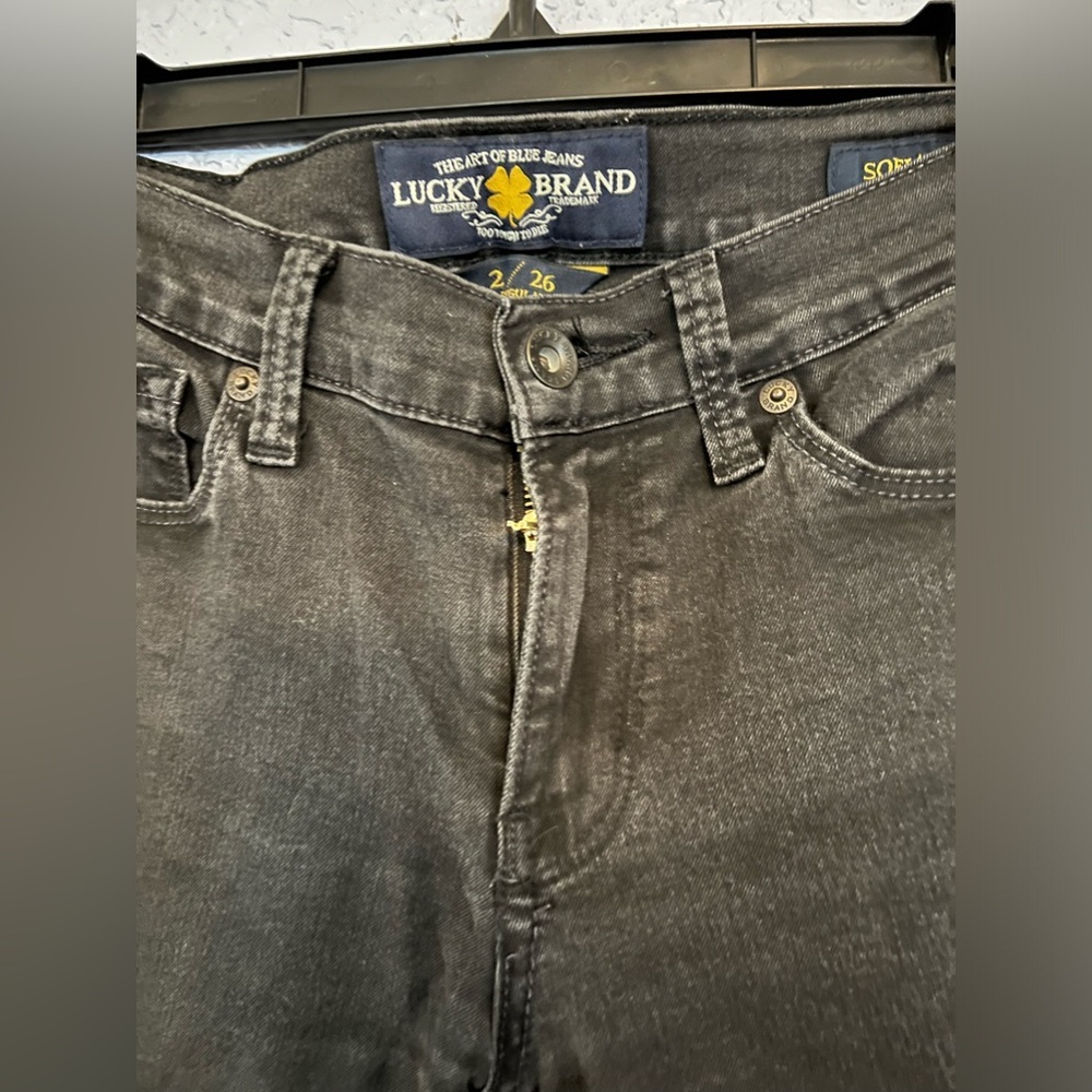 Lucky Brand Black Denim Jeans | 2/26 | Signature Sophia Stretch - Picture 4 of 6